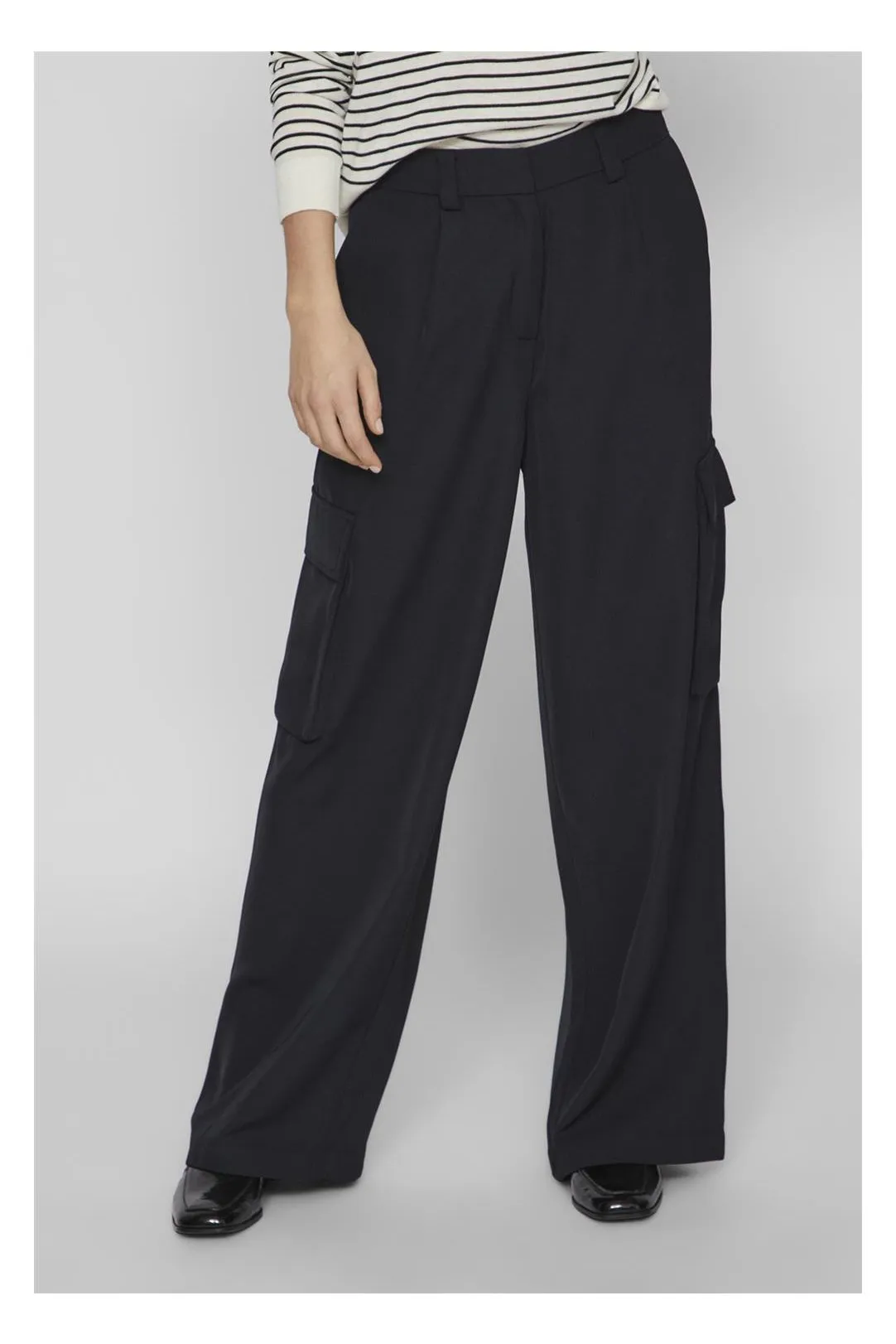 PANTALÓN CARGO TELA VIWINNIE NEGRO