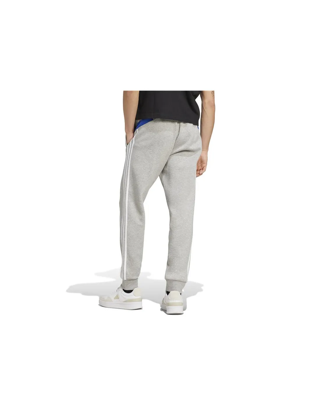 Pantalón adidas Colorblock Hombre Gris