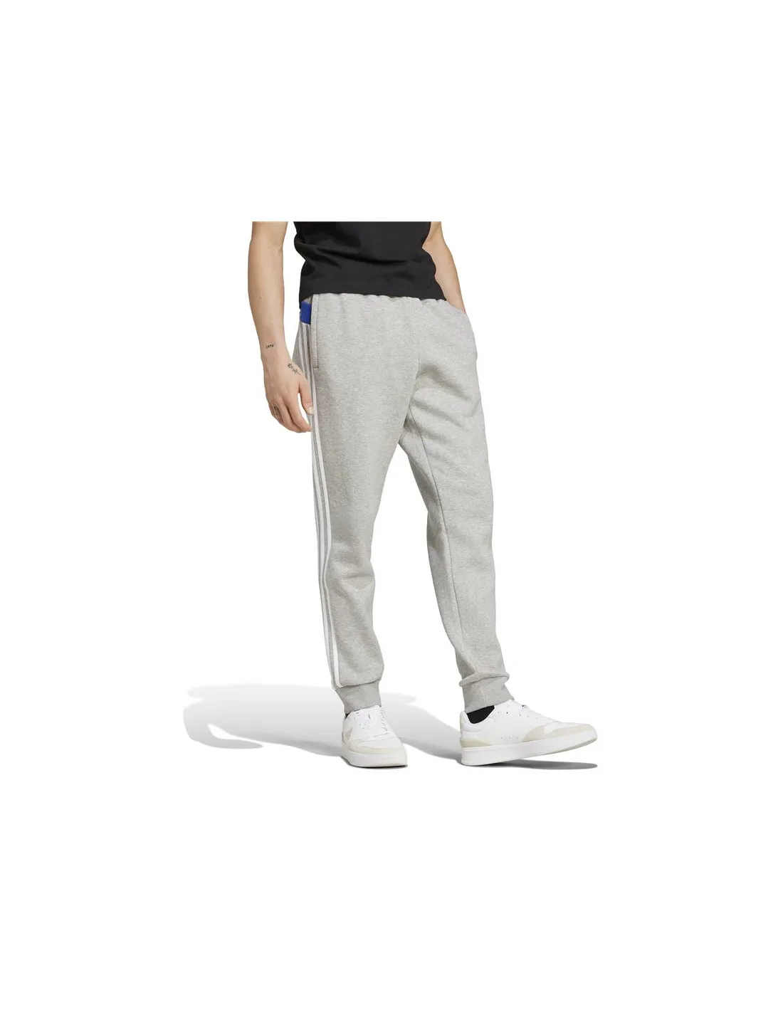 Pantalón adidas Colorblock Hombre Gris