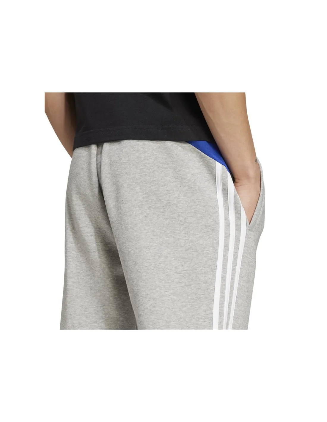 Pantalón adidas Colorblock Hombre Gris
