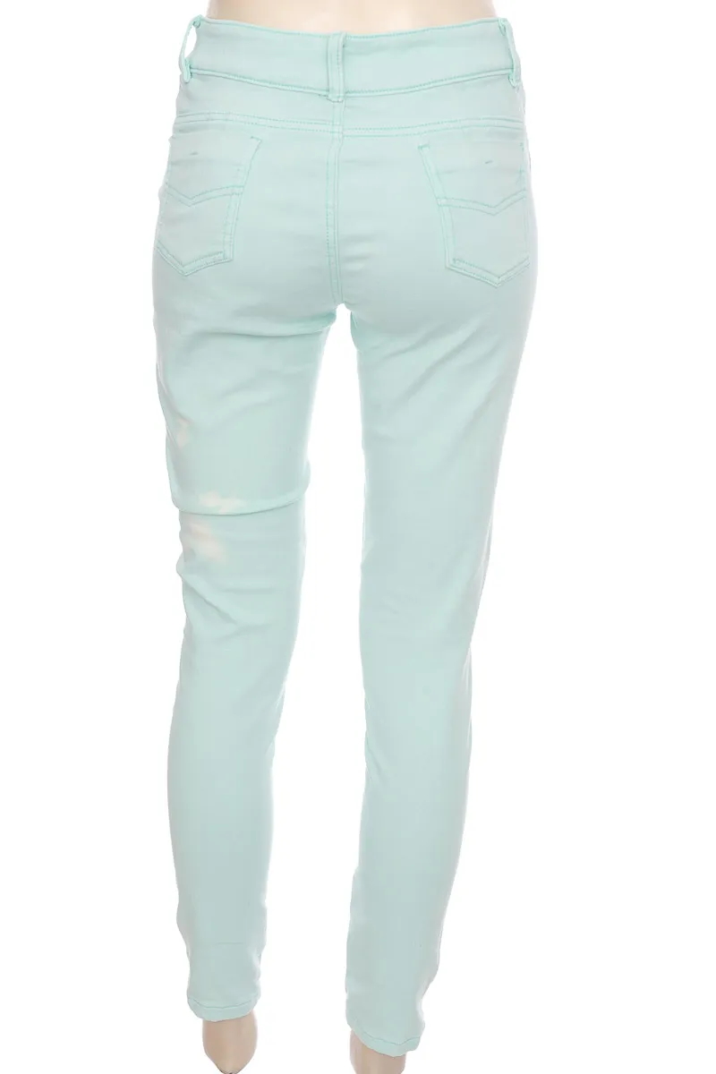 PANTALóN COLOR AGUAMARINA  EQUILIBRIO