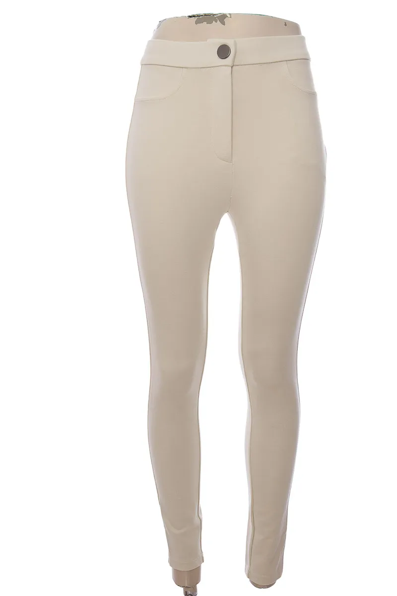 PANTALóN COLOR BEIGE  ZARA