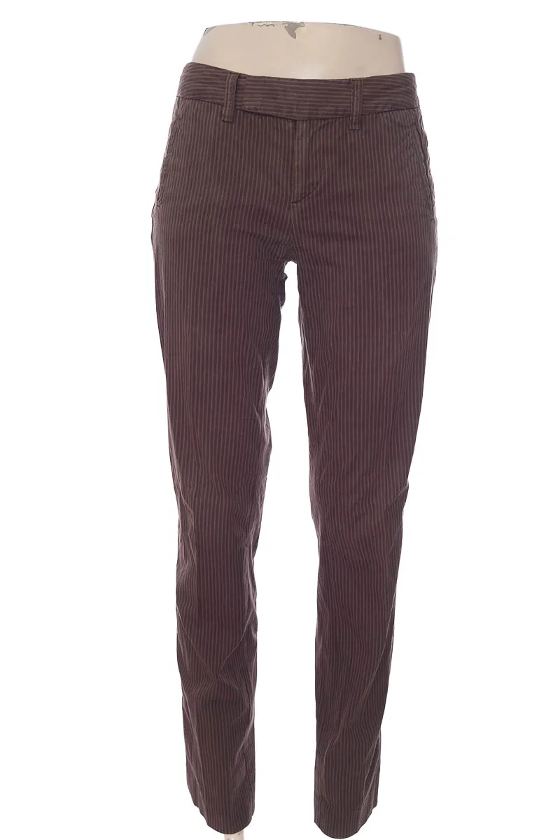 PANTALóN COLOR CAFé  COLOR SIETE