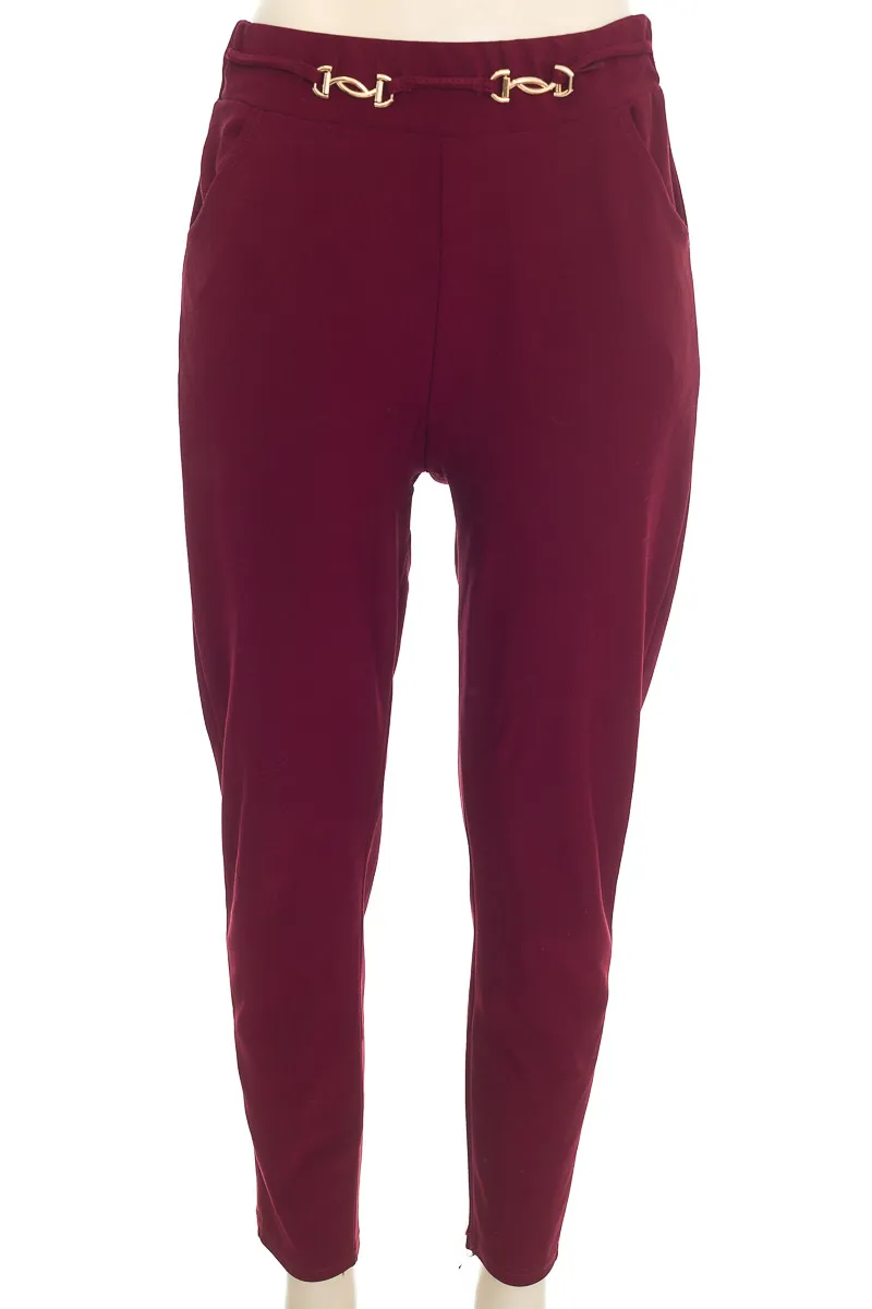 PANTALóN COLOR VINOTINTO  ANGELA