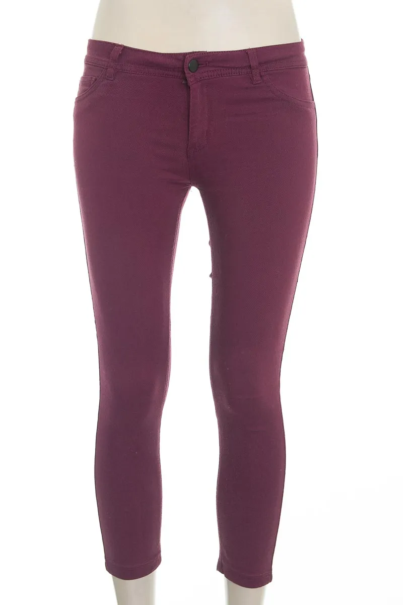 PANTALóN COLOR VINOTINTO  PETUNIA