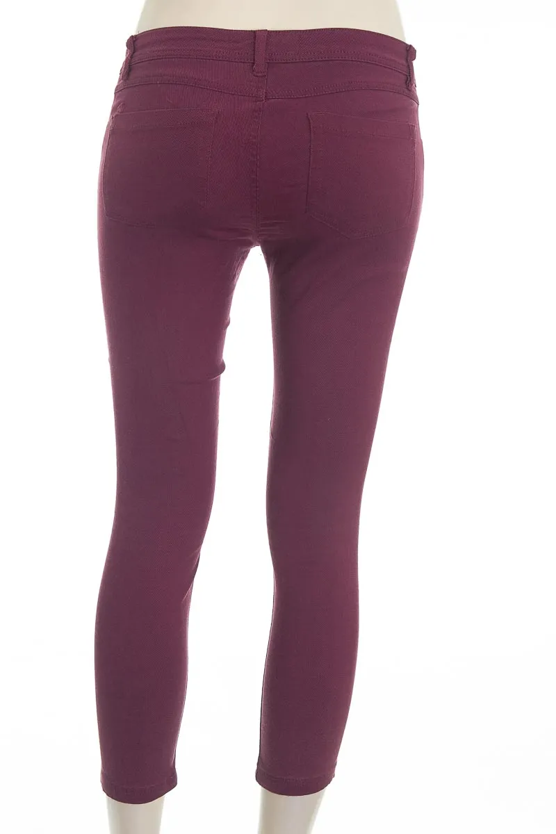 PANTALóN COLOR VINOTINTO  PETUNIA
