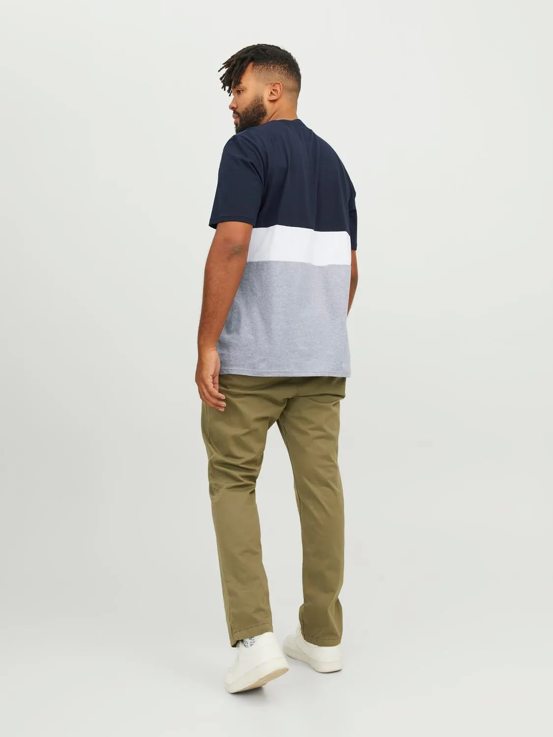Plus Camiseta Bloques de color | Azul oscuro | Jack & Jones®
