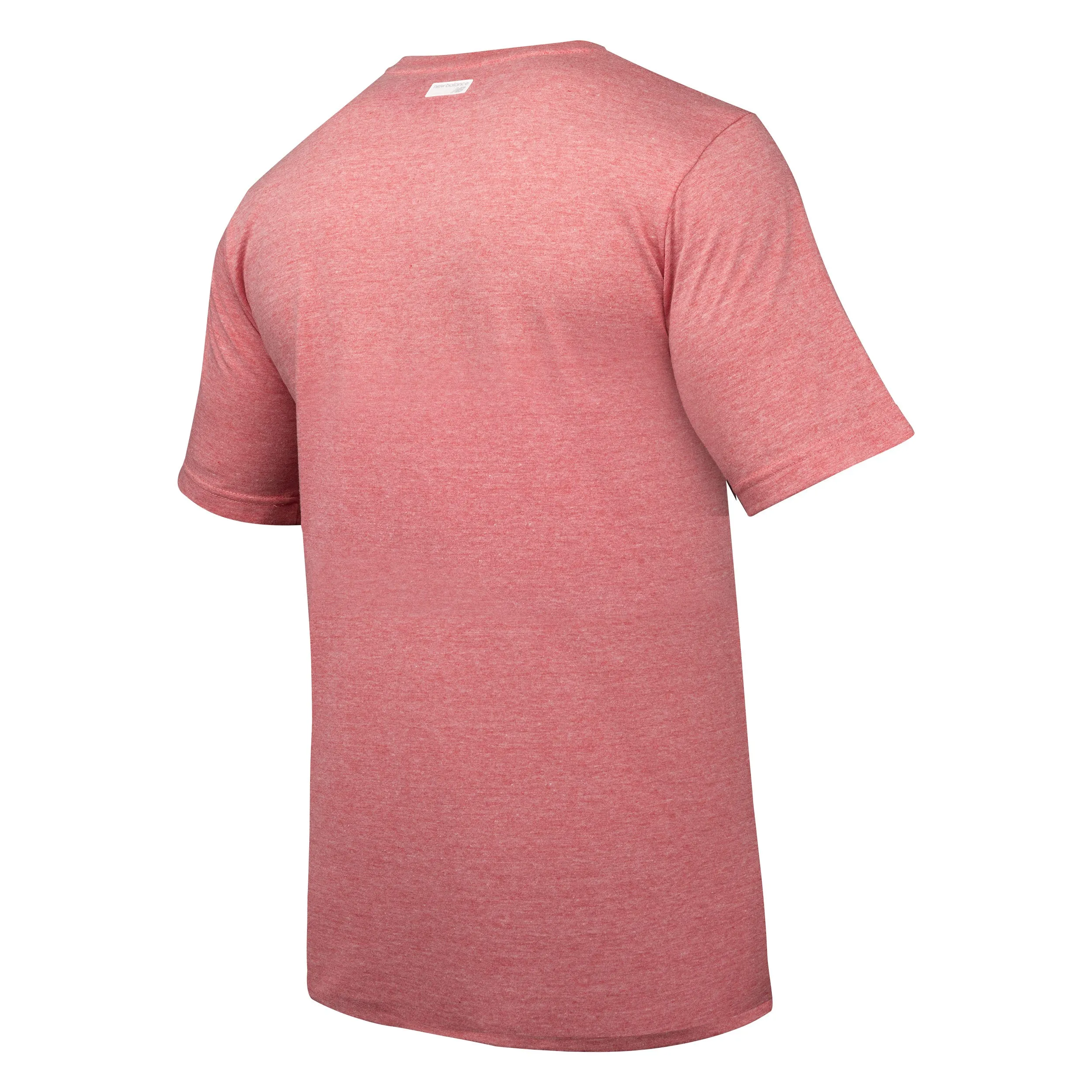 Polera Hombre New Balance Essentials Melange Roja