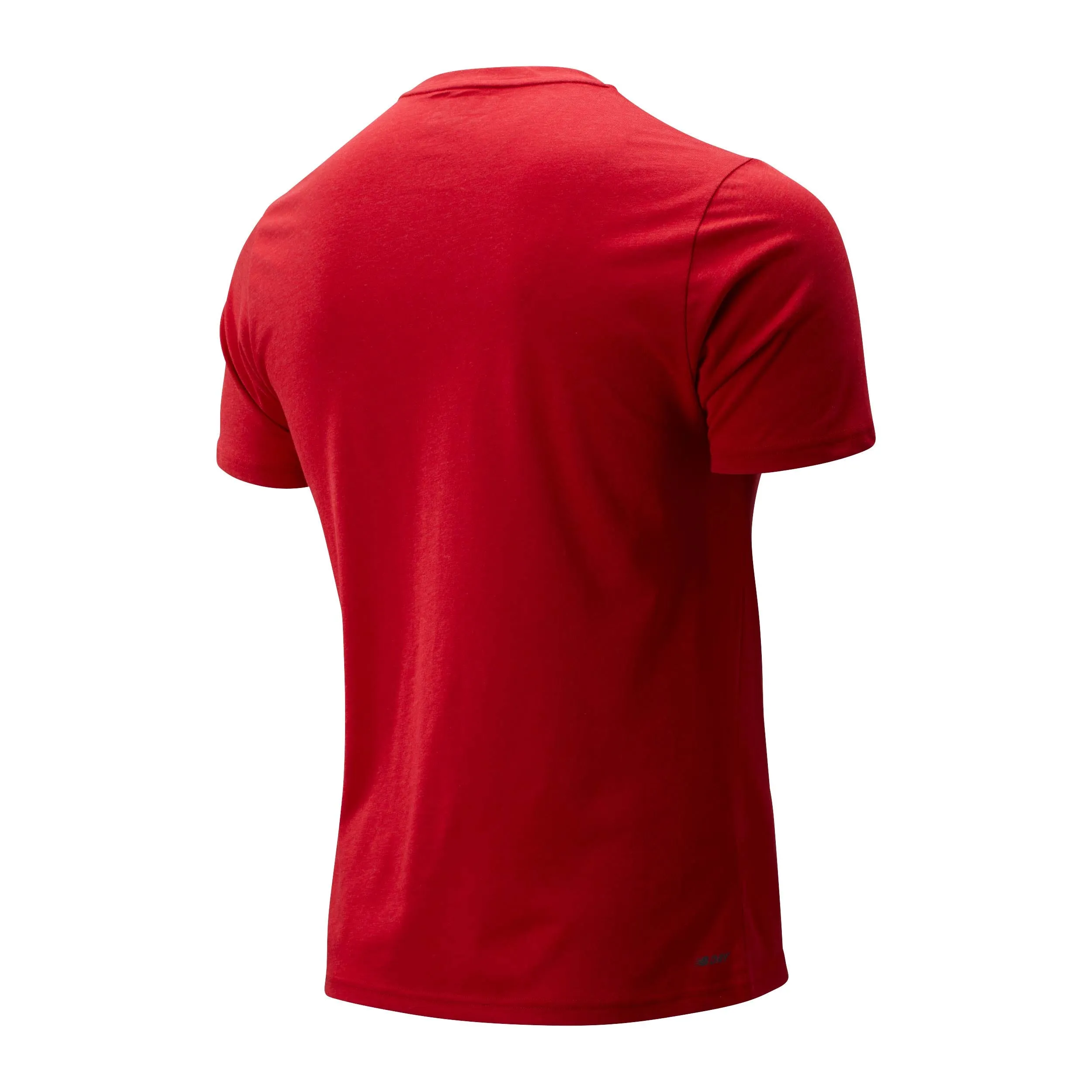 Polera Hombre New Balance Graphic Heathertech Rojo