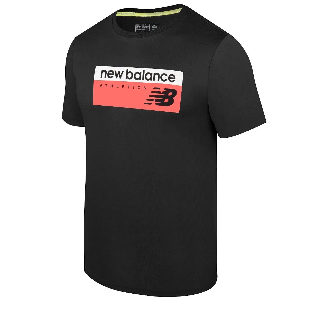 POLERA HOMBRE NEW BALANCE TSHIRT NEGRA