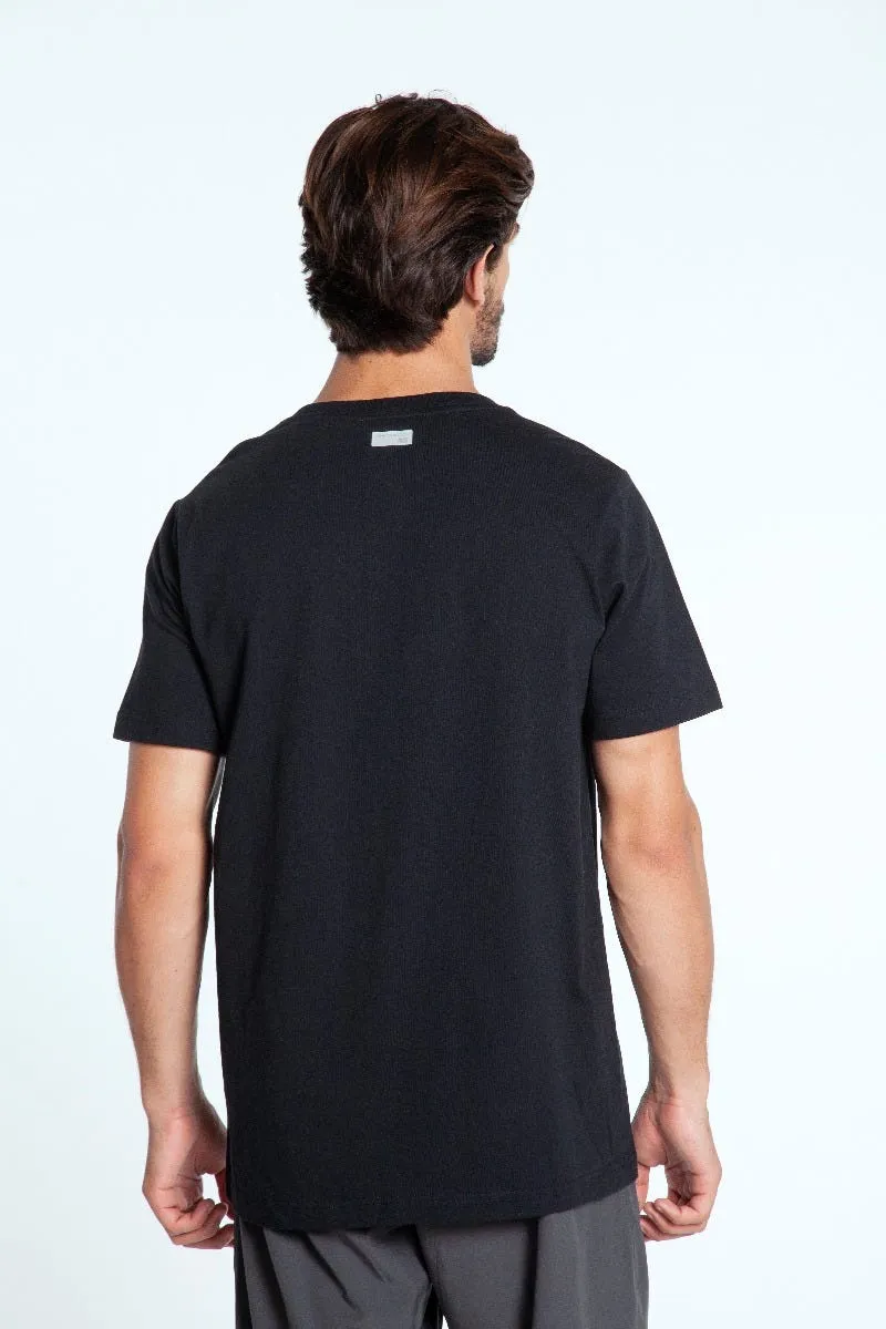 POLERA HOMBRE NEW BALANCE TSHIRT NEGRA