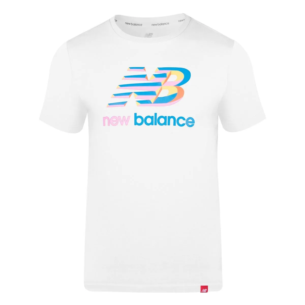 Polera Lifestyle Hombre New Balance Blanca