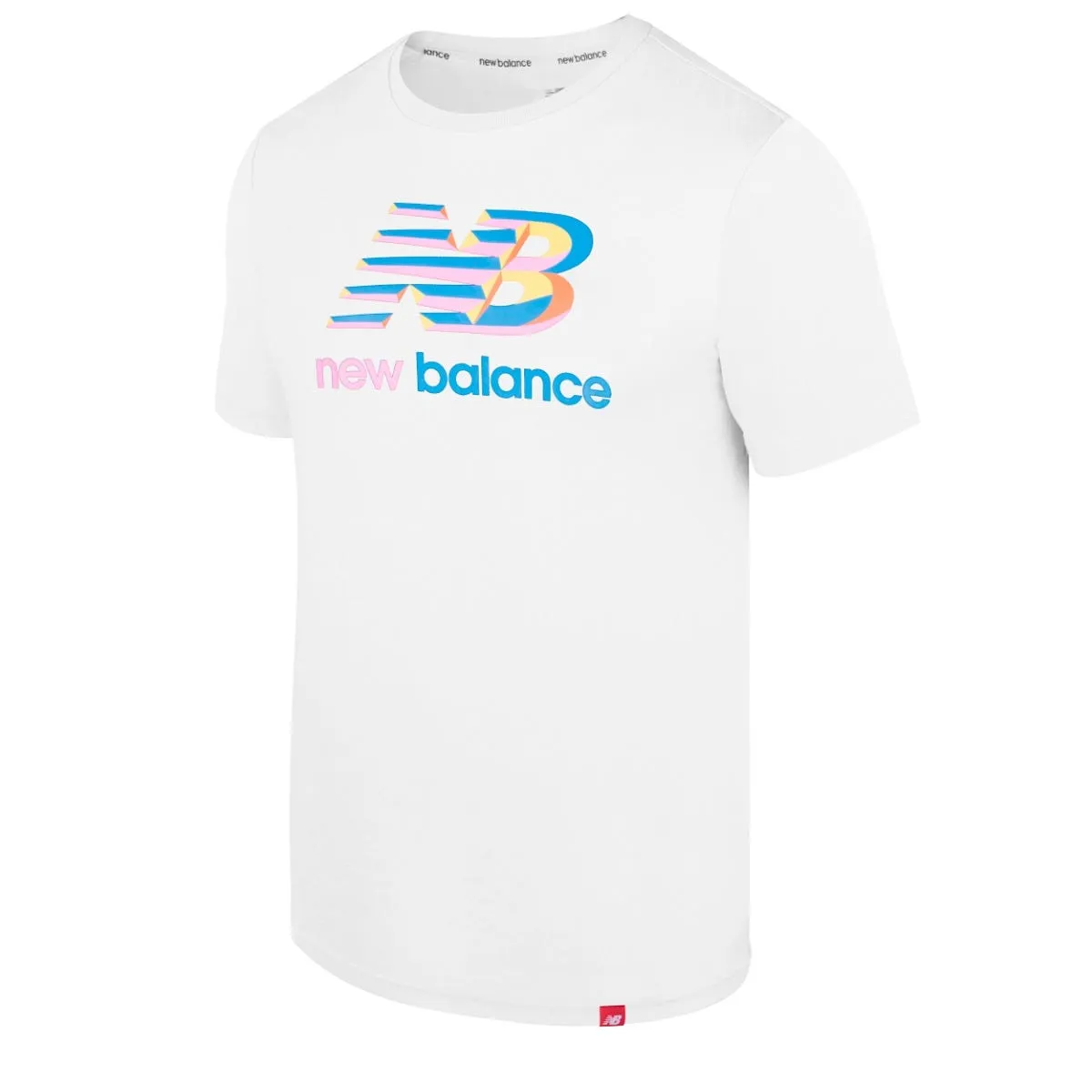 Polera Lifestyle Hombre New Balance Blanca