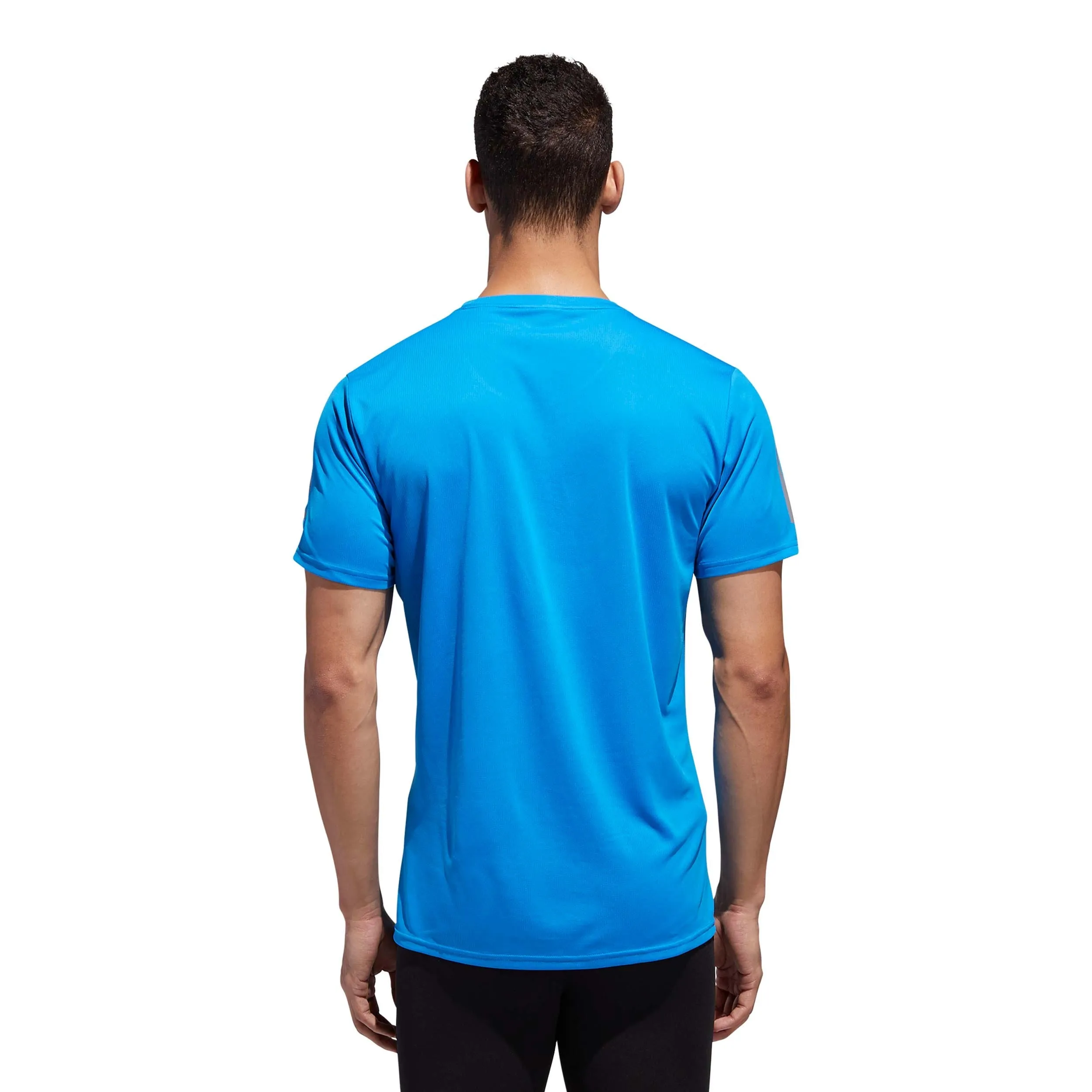 Polera Running Hombre Adidas Response Azul