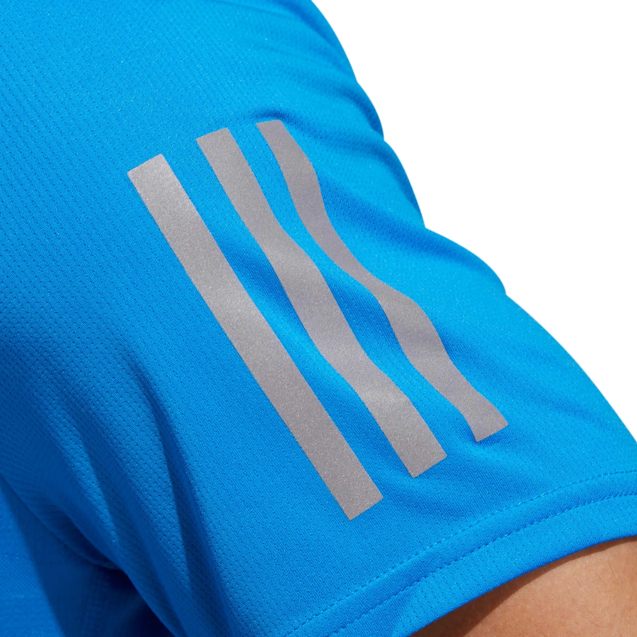 Polera Running Hombre Adidas Response Azul