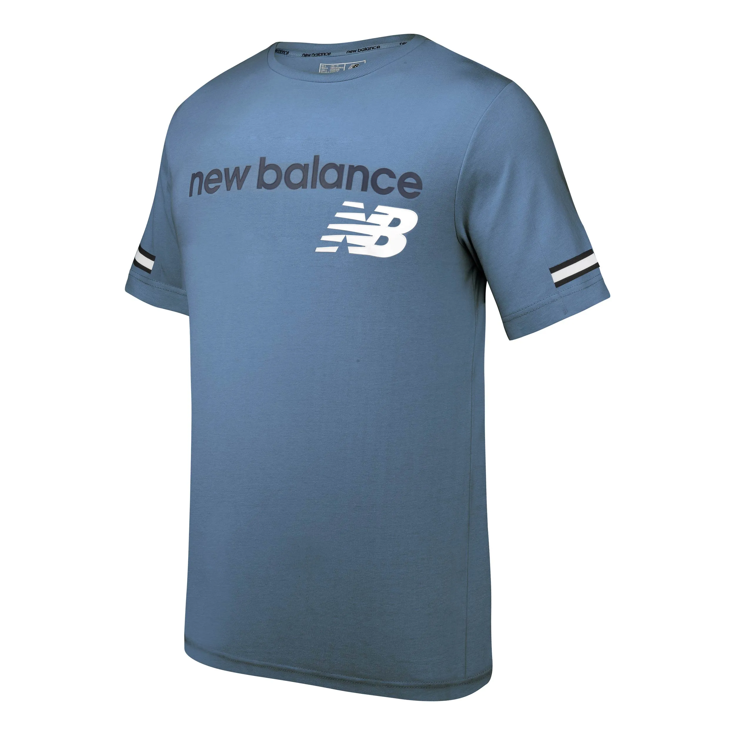 Polera Running Hombre New Balance Essentials Azul Marino
