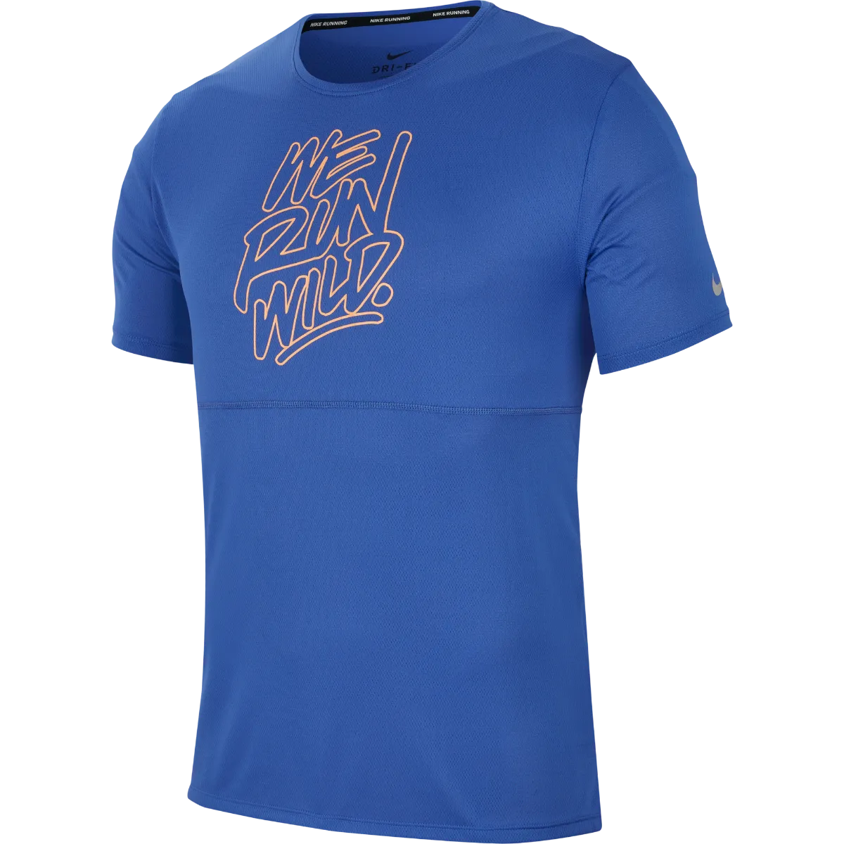 Polera Running Hombre Nike Wild Run Azul