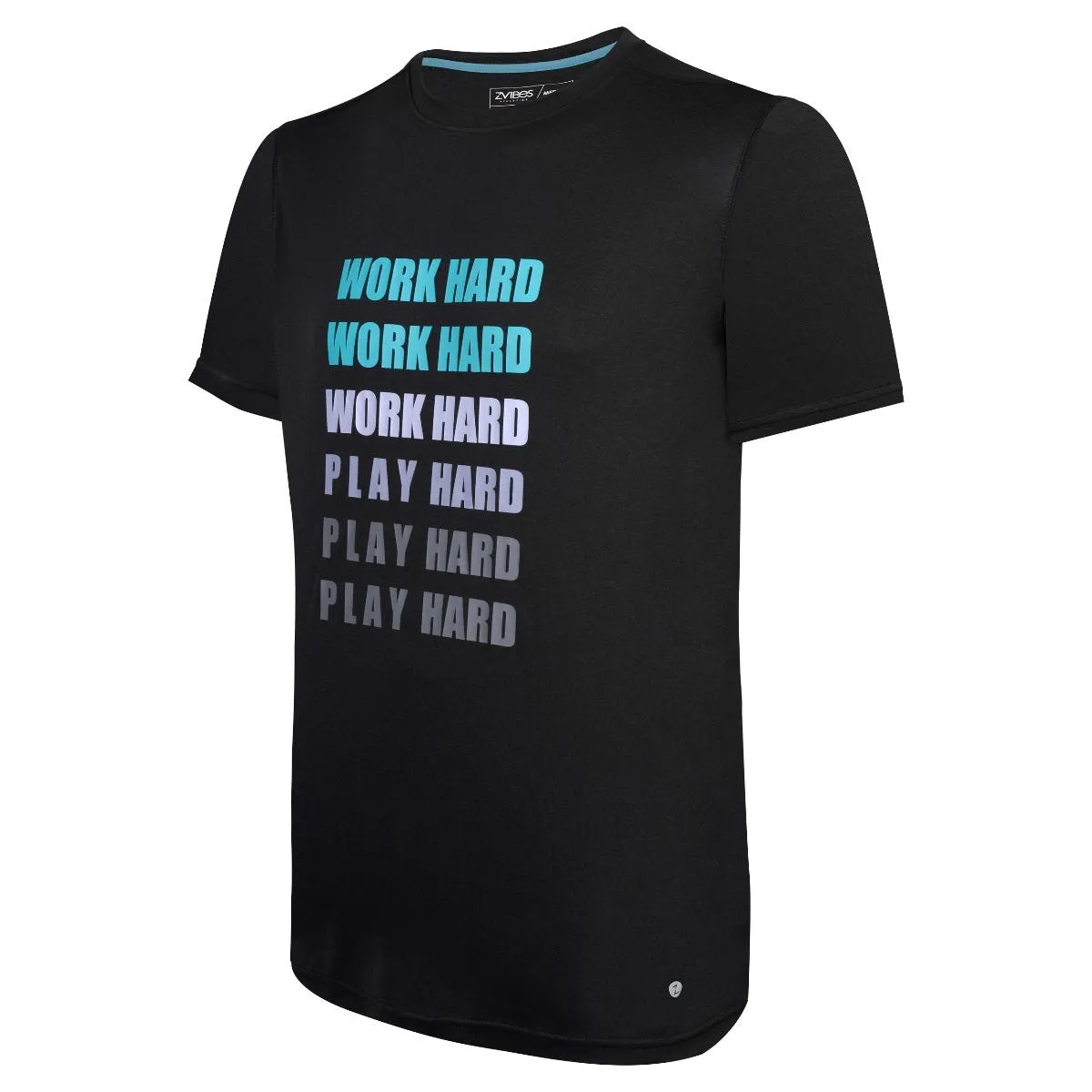 Polera Running Hombre Zvibes Negro