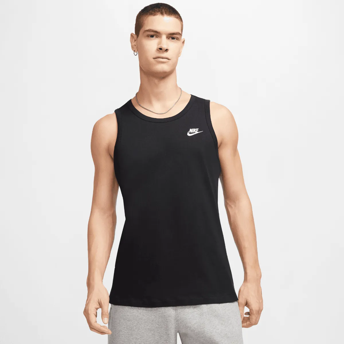 Polera Sin Mangas Running Hombre Nike Sportswear Negra