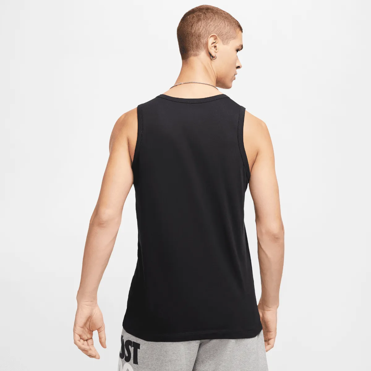 Polera Sin Mangas Running Hombre Nike Sportswear Negra