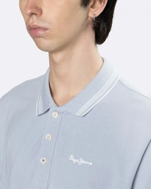 Polo piquet Pepe Jeans London Jett PM541980 Azul