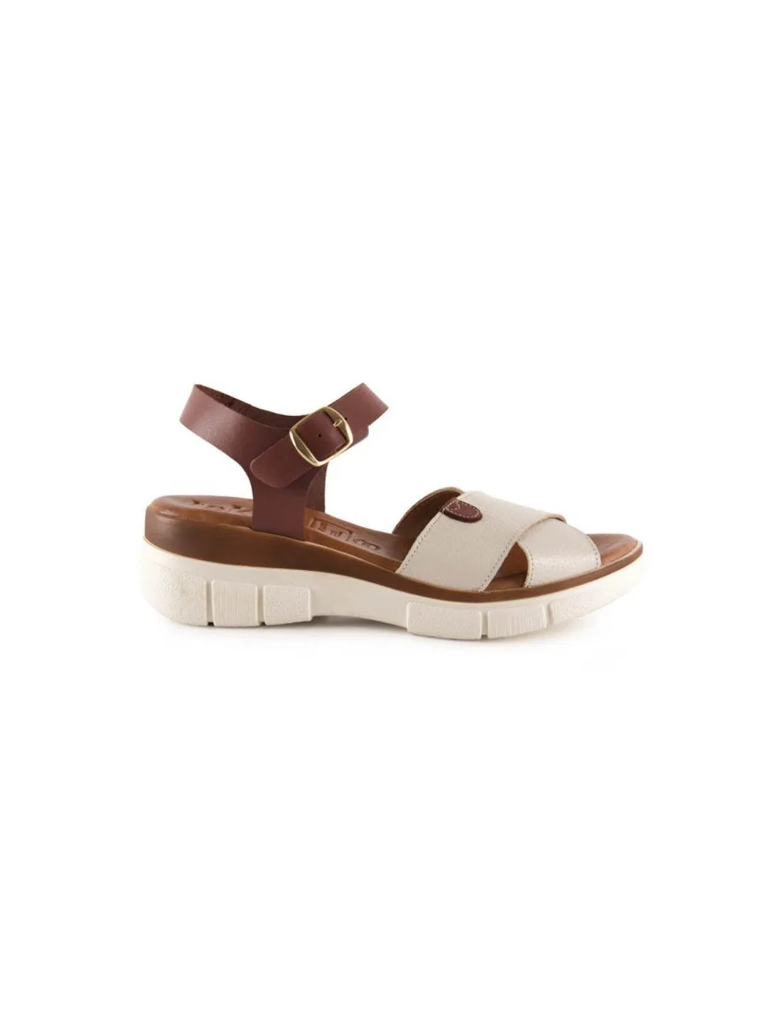 Sandalias cómodas piel gel