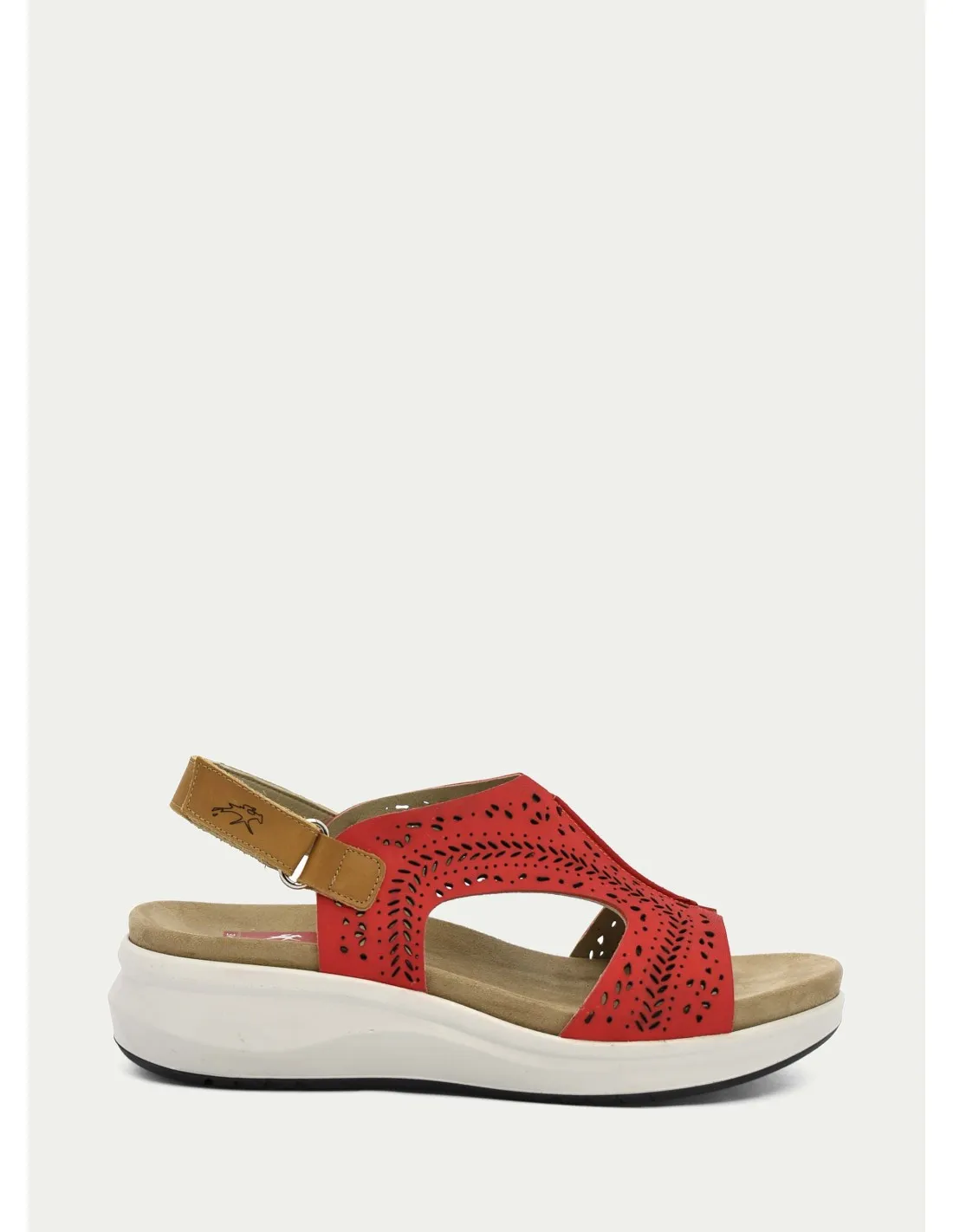 SANDALIAS FLUCHOS 1481 ROJO 