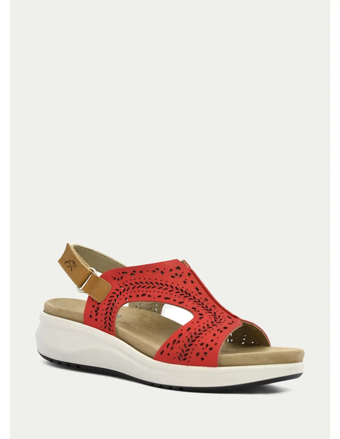 SANDALIAS FLUCHOS 1481 ROJO 