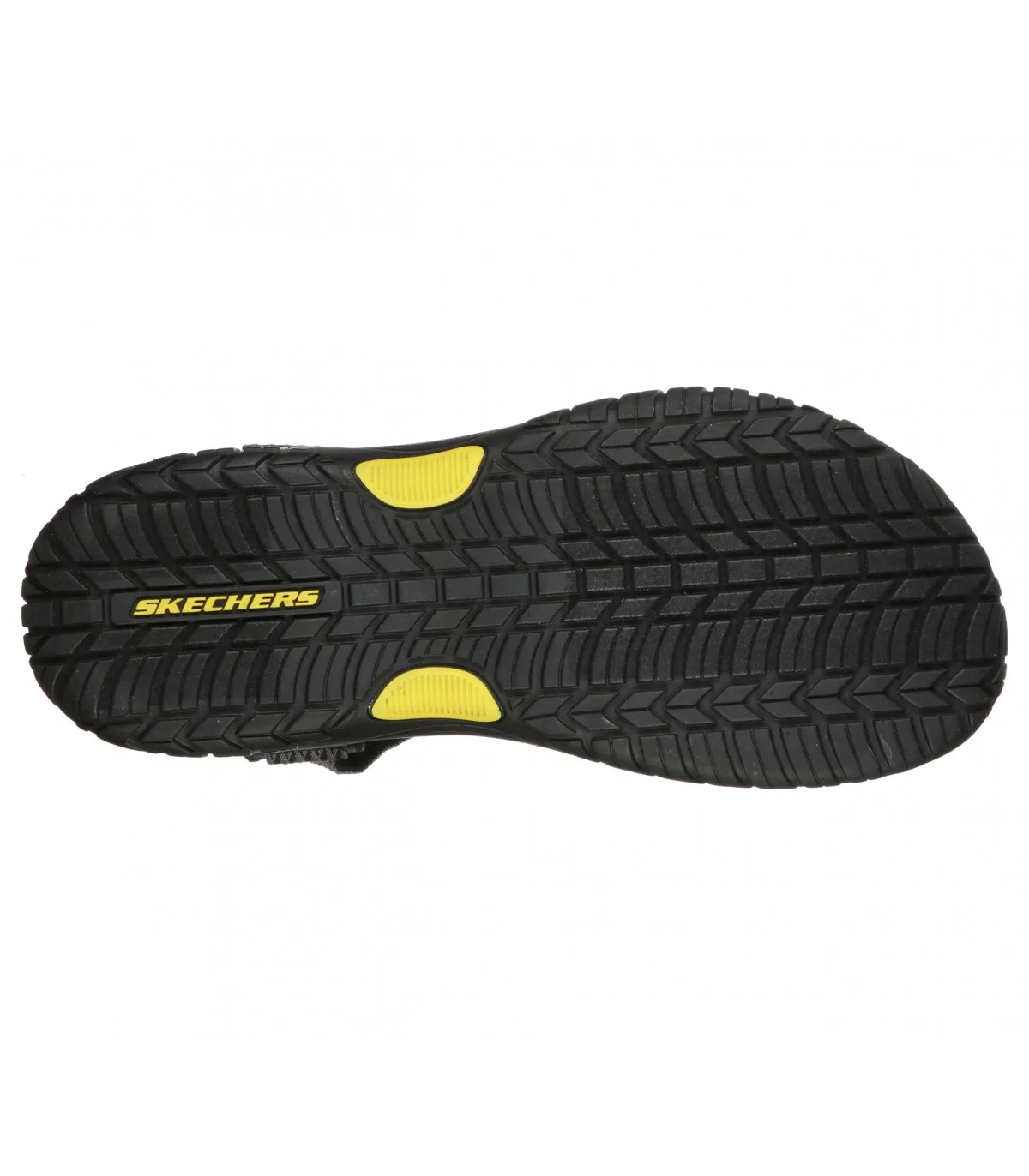 Sandalias para caballero de velcro en negro