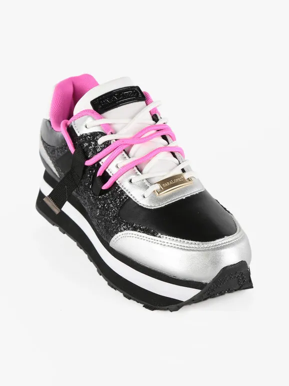 Saralòpez Deportivas con cordones y pedrería para mujer