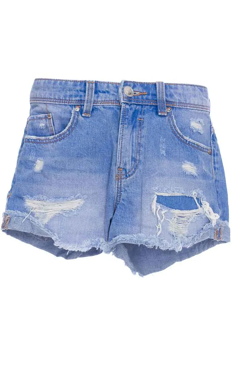 SHORT COLOR AZUL  STRADIVARIUS