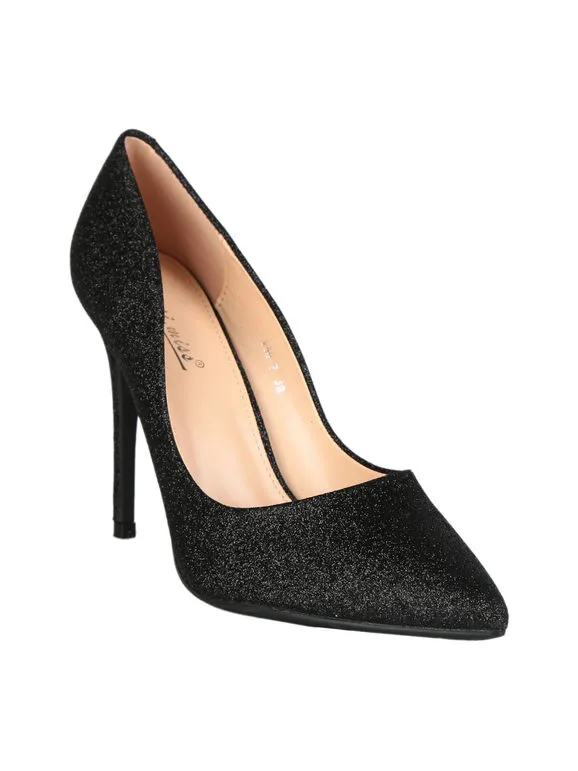 Sissi Miss Escote con purpurina para mujer