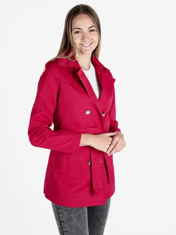 Solada Gabardina de mujer con botones cruzados