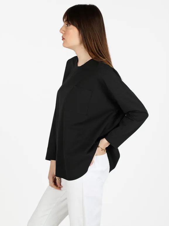 Solada Maxicamiseta oversize de mujer con bolsillo