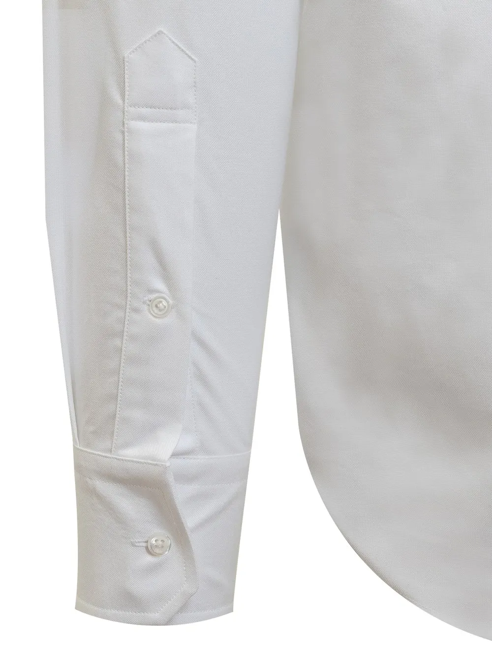 THOM BROWNE 4BAR OXFORD SHIRT IN SILK BLEND