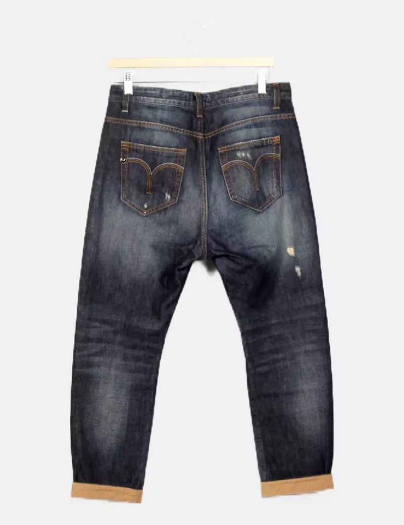 TWINSET Jean azul strass