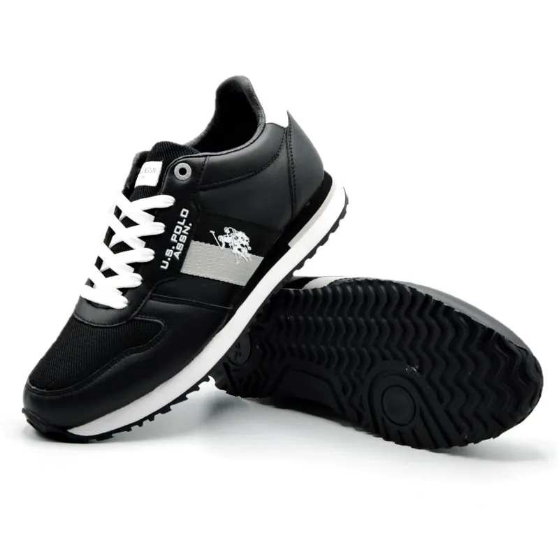U.S. POLO XIRIO003A Negro Deportivo cordones hombre