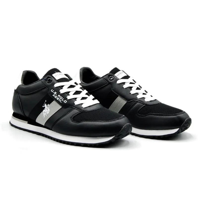 U.S. POLO XIRIO003A Negro Deportivo cordones hombre