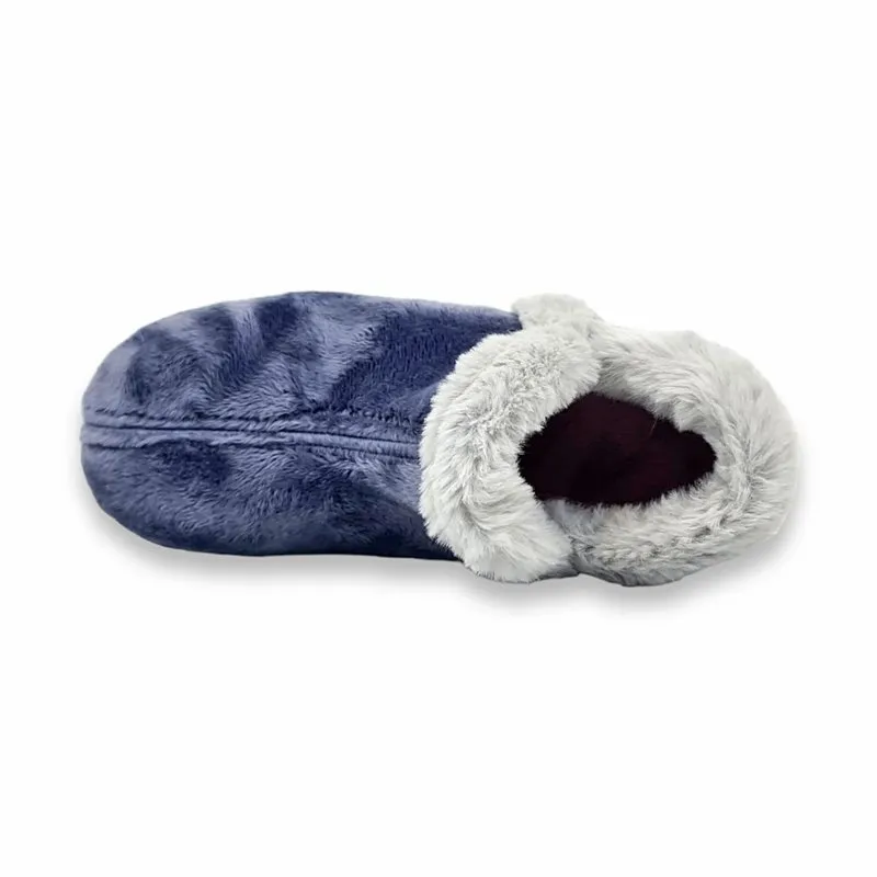 Zapatillas Casa Abotinadas Mujer Suapel Suela Antideslizante 9615 Azul, de Garrido Muro