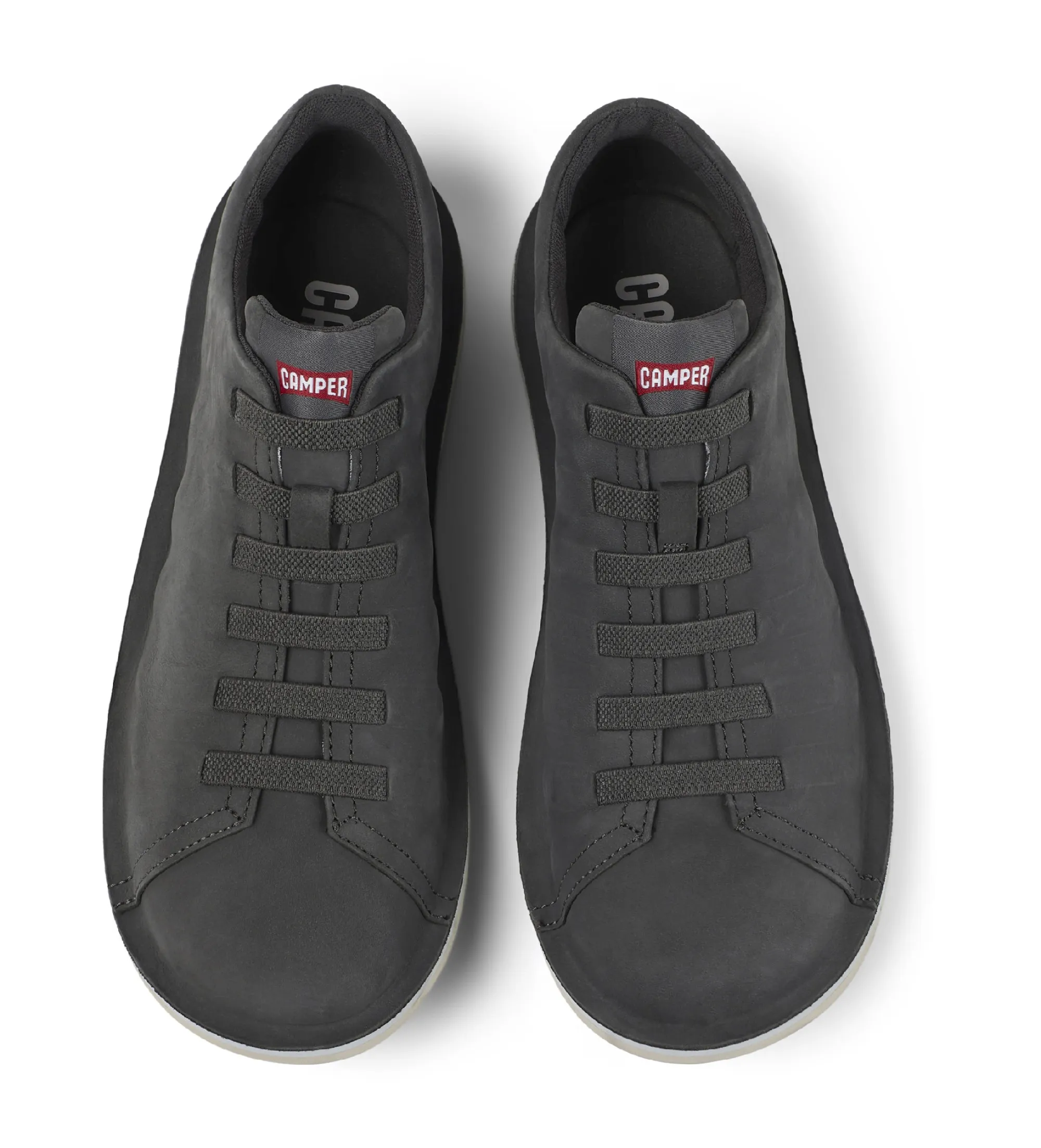 Zapatillas de piel Beetle gris