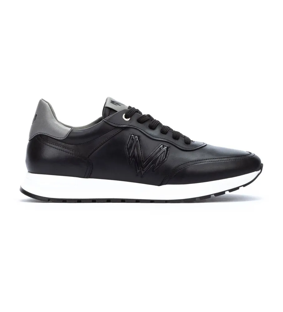 Zapatillas de piel Brookline negro