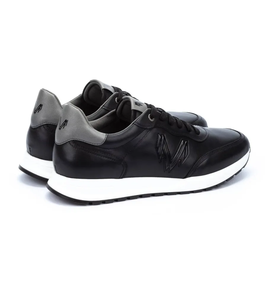 Zapatillas de piel Brookline negro