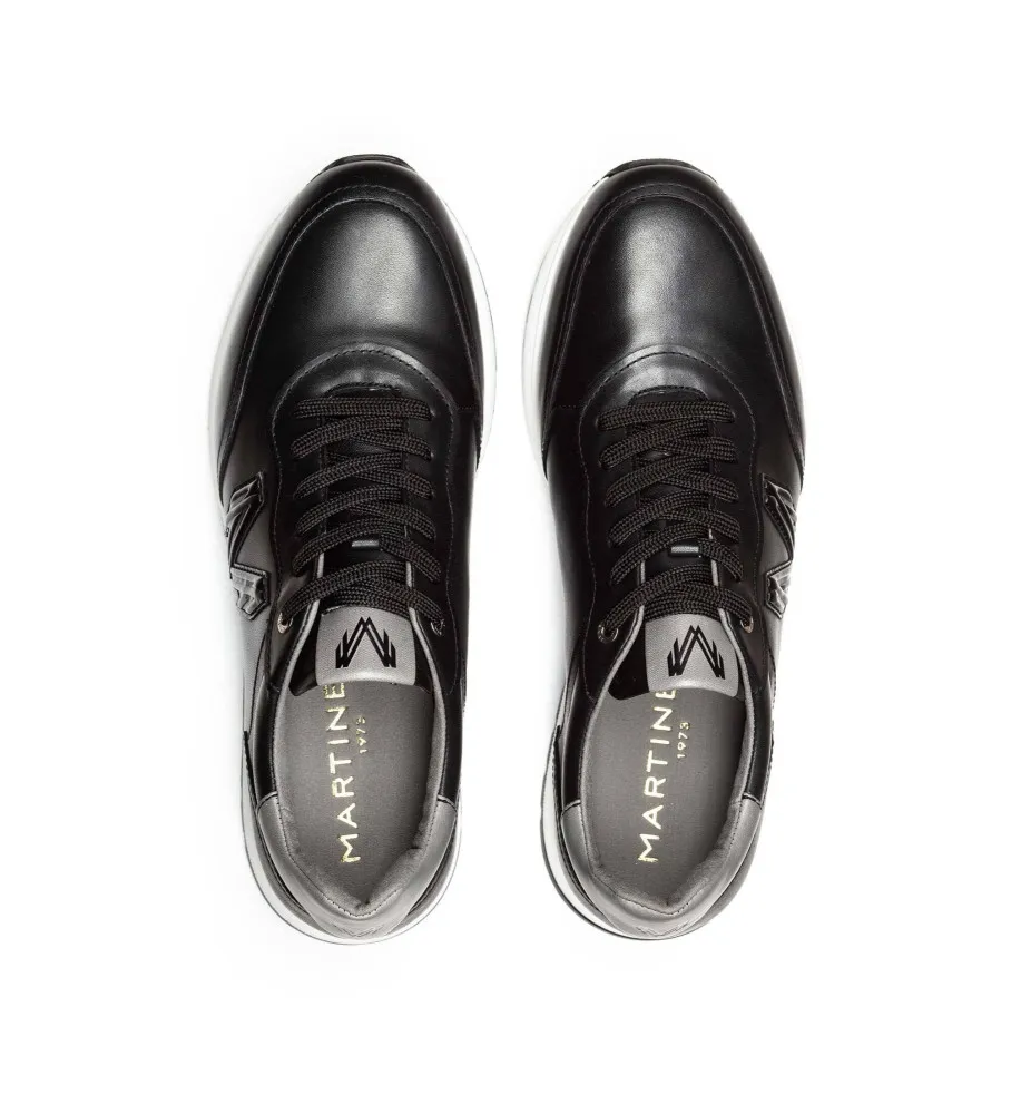 Zapatillas de piel Brookline negro
