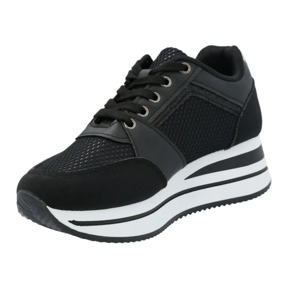 Zapatillas Urbanas Hush Puppies Para Mujer Chica Negro