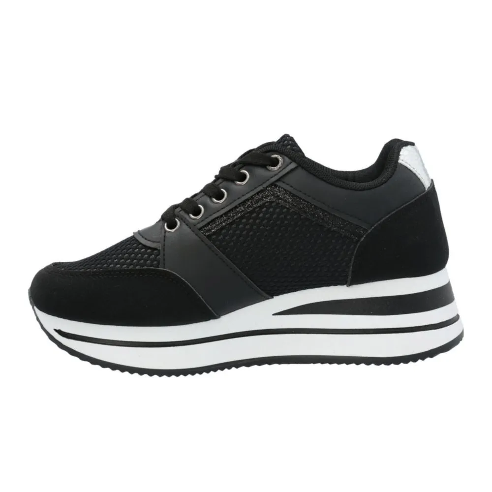 Zapatillas Urbanas Hush Puppies Para Mujer Chica Negro