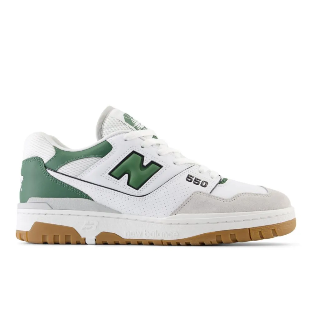 Zapatillas Urbanas New Balance Para Mujer Bb550Esb Blanco