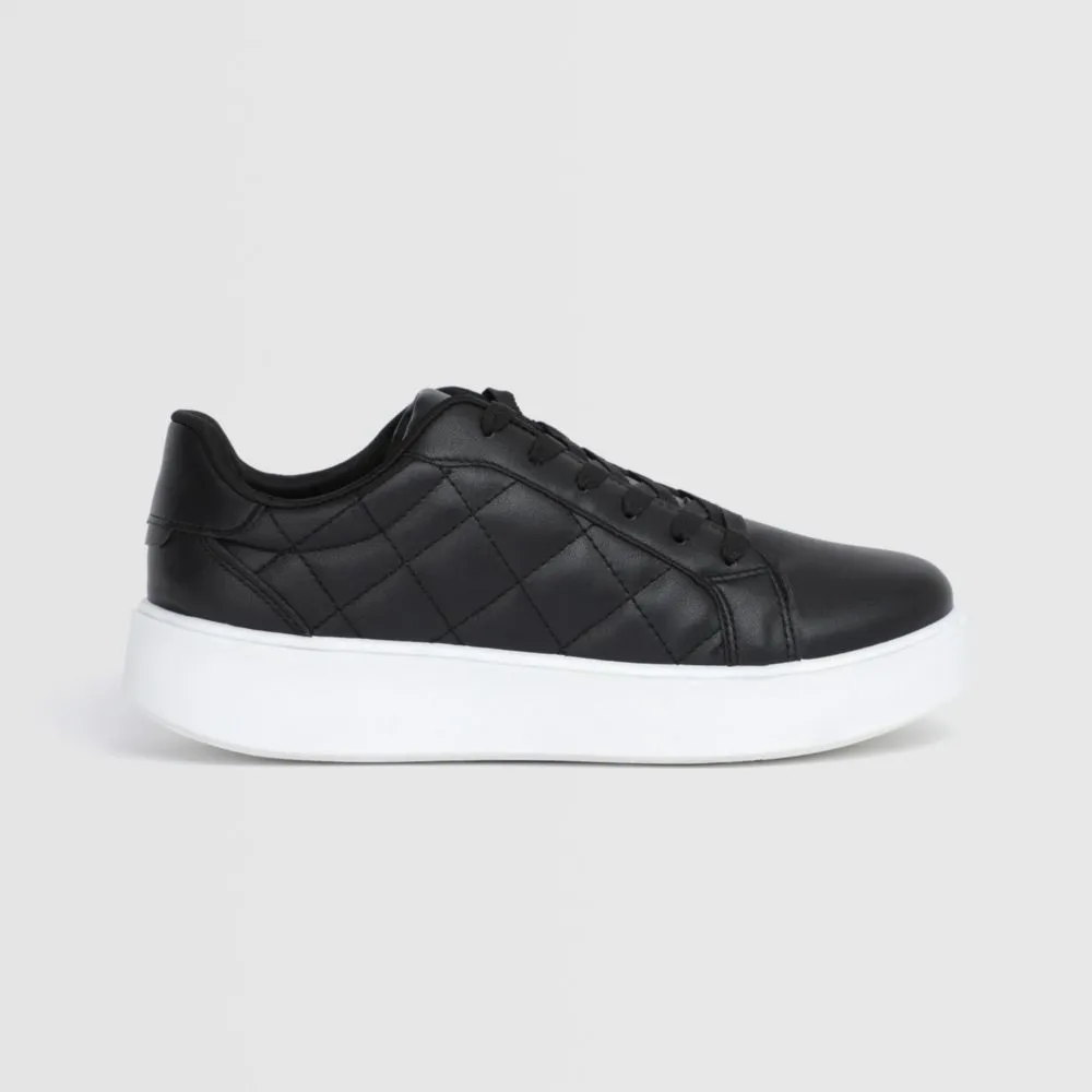 Zapatillas Urbanas Para Mujer Malabar Romb Negro