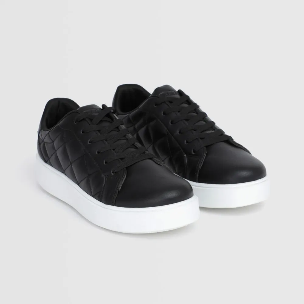 Zapatillas Urbanas Para Mujer Malabar Romb Negro
