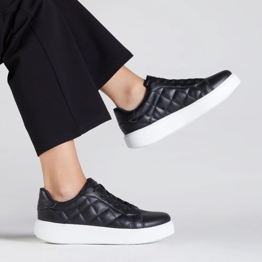Zapatillas Urbanas Para Mujer Malabar Romb Negro