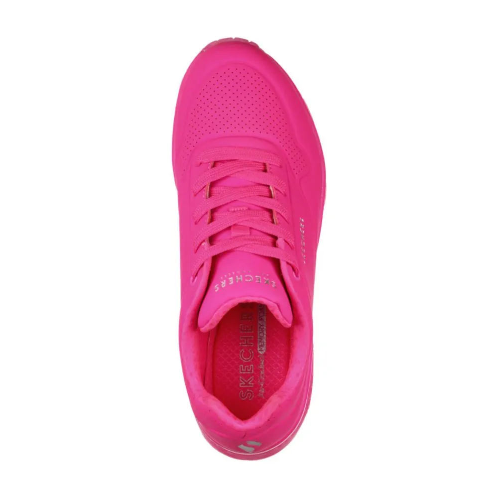 ZAPATILLAS URBANAS PARA MUJER SKECHERS 73667HTPK ROSADO